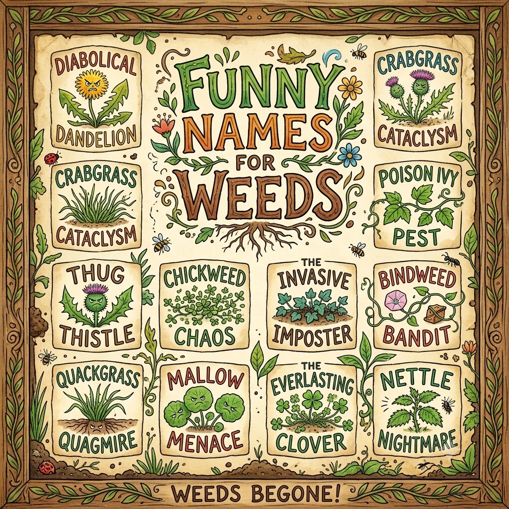 Funny Names for Weeds