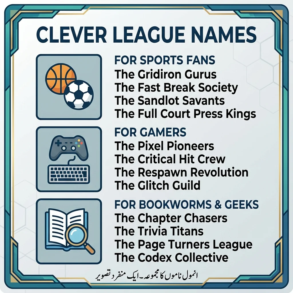 Clever League Names
