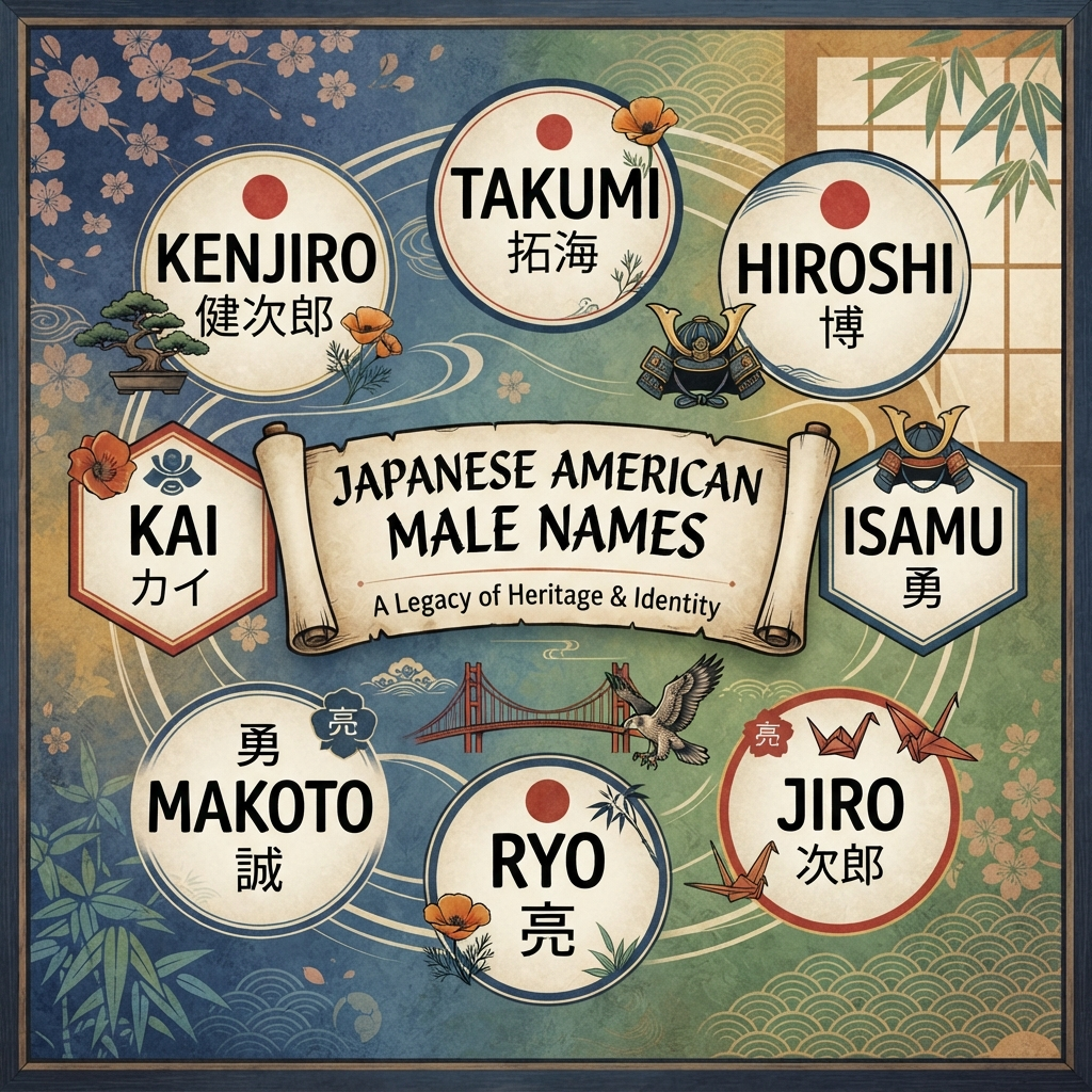 Japanese American Male Names