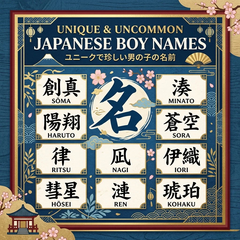 Unique & Uncommon Japanese Boy Names