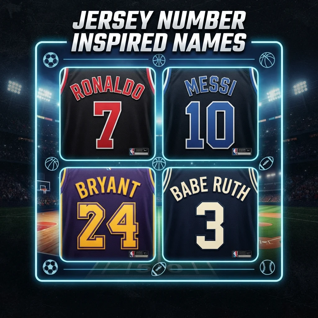 Jersey Number Inspired Names