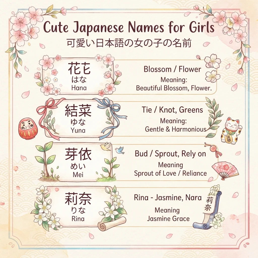 Cute Japanese Names for Girls