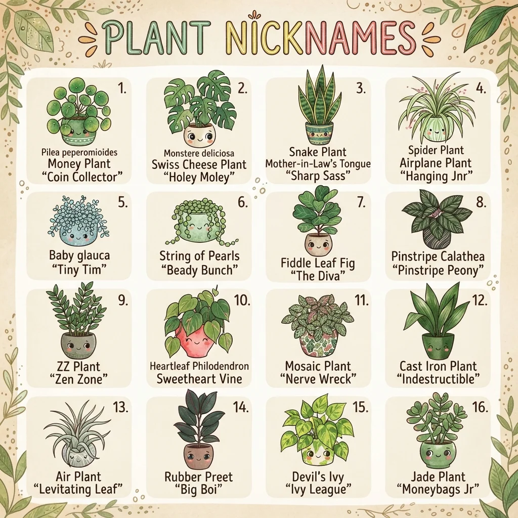 Nicknames for Plants