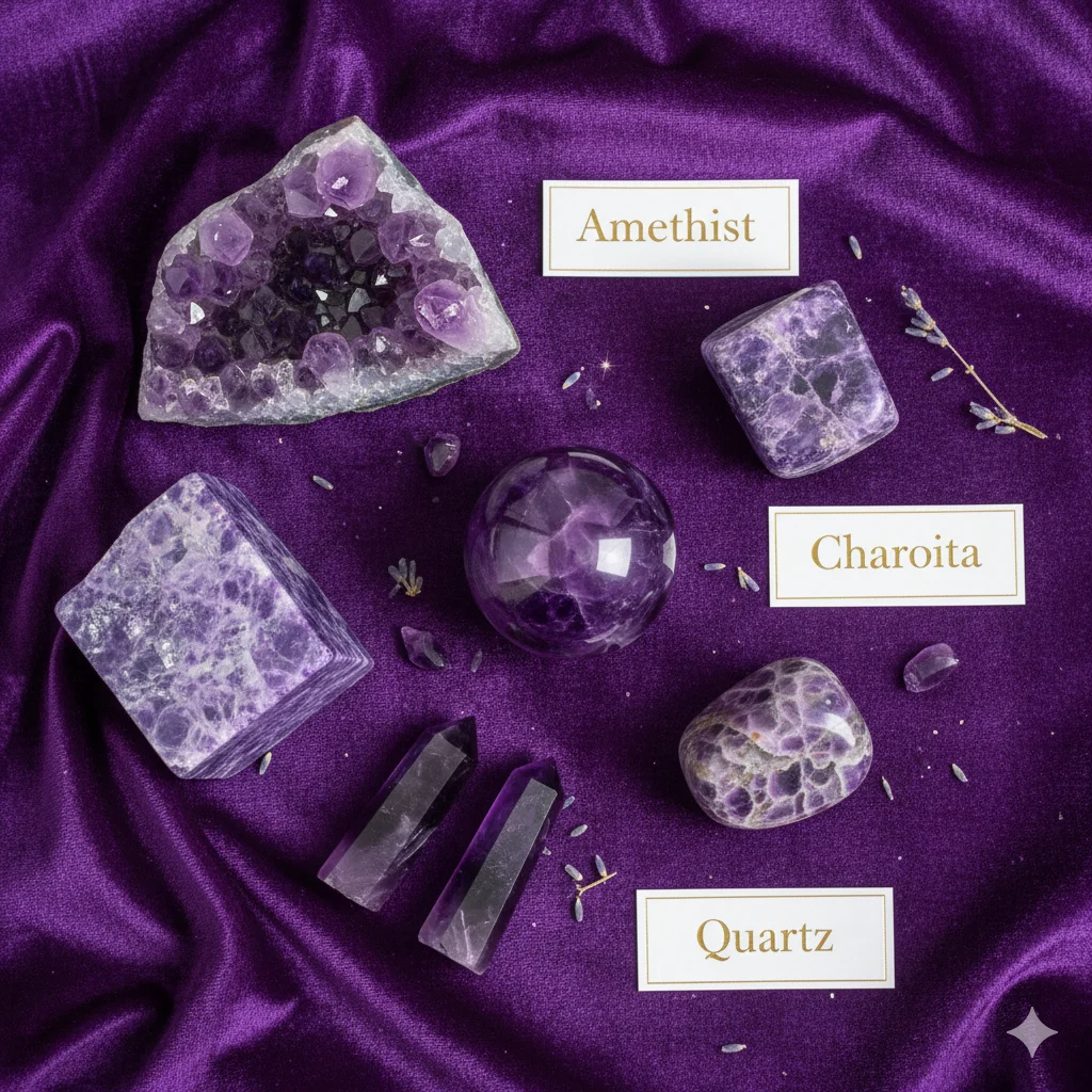 purple crystal names