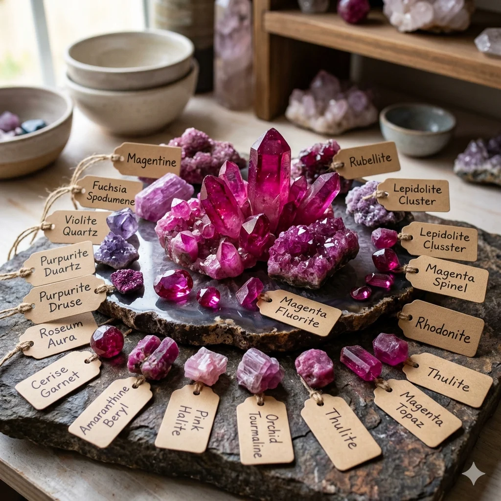 Magenta Crystal Names