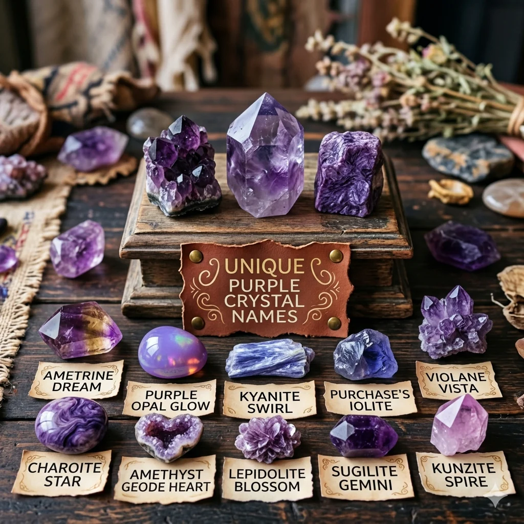 Unique Purple Crystal Names