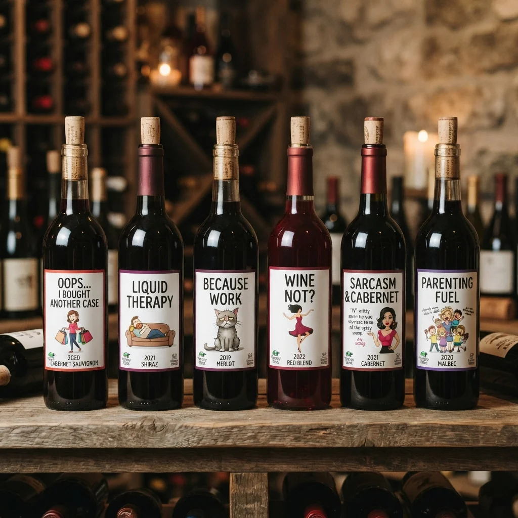 Funny Red Wine Names