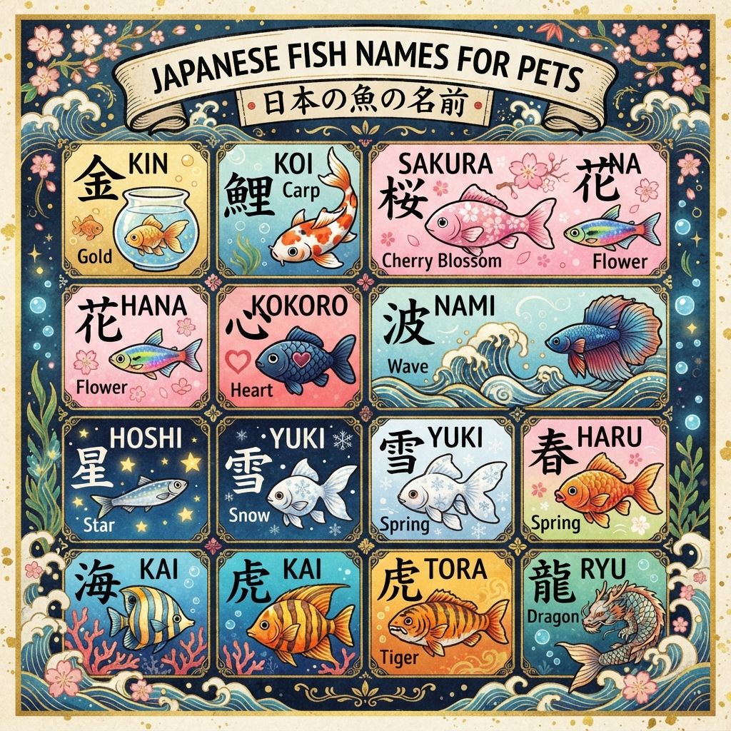Japanese Fish Names for Pets