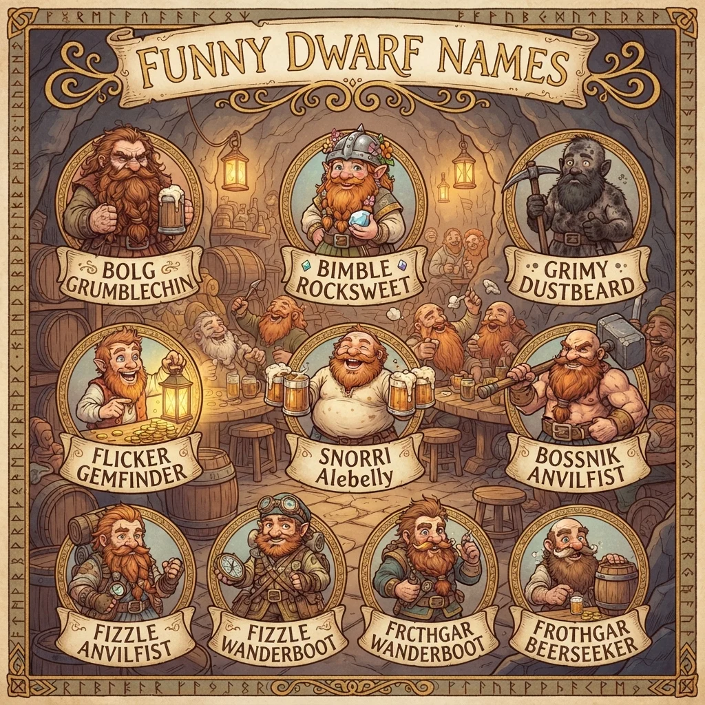 Funny Dwarf Names