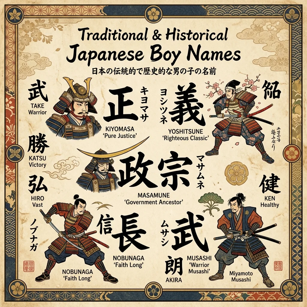 Traditional & Historical Japanese Boy Names