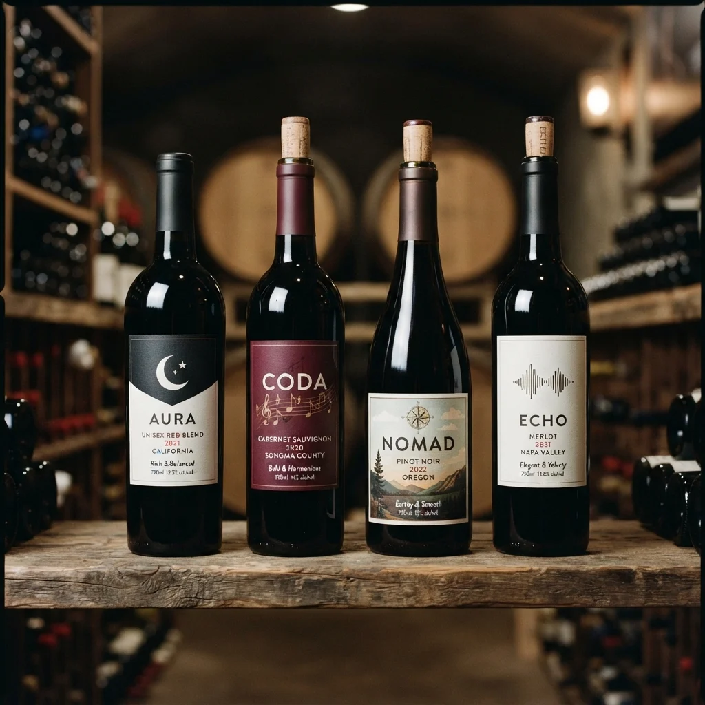 Unisex Red Wine Names
