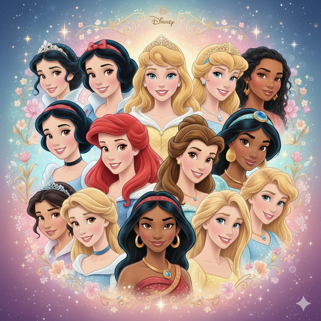 disney princesses names