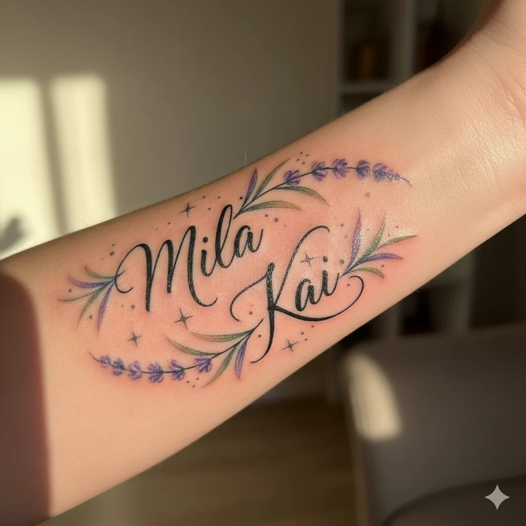 tattoo with kids names