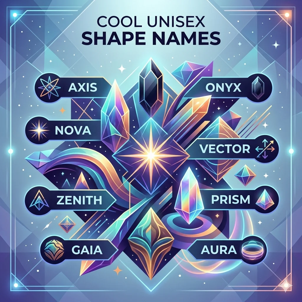 Cool Unisex Shape Names