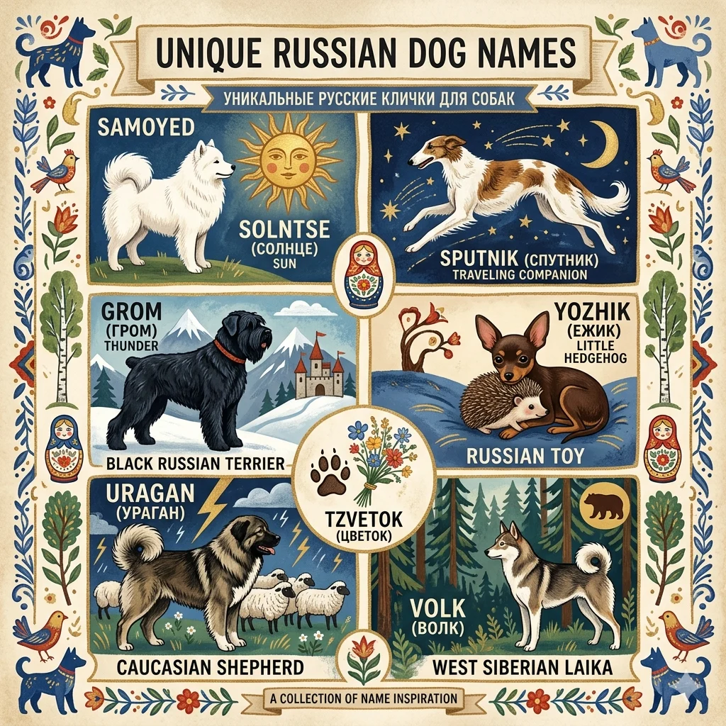 Unique Russian Dog Names