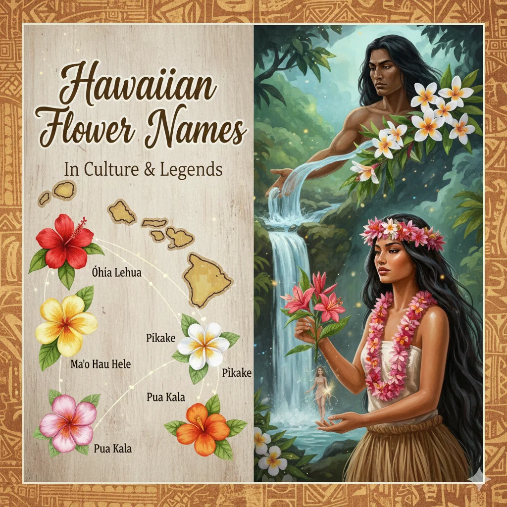 Hawaiian Flower Names in Culture & Legends