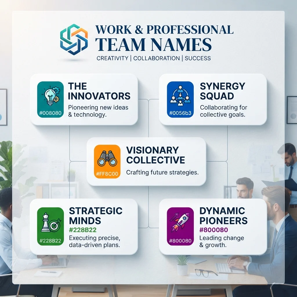 Work & Professional Team Names