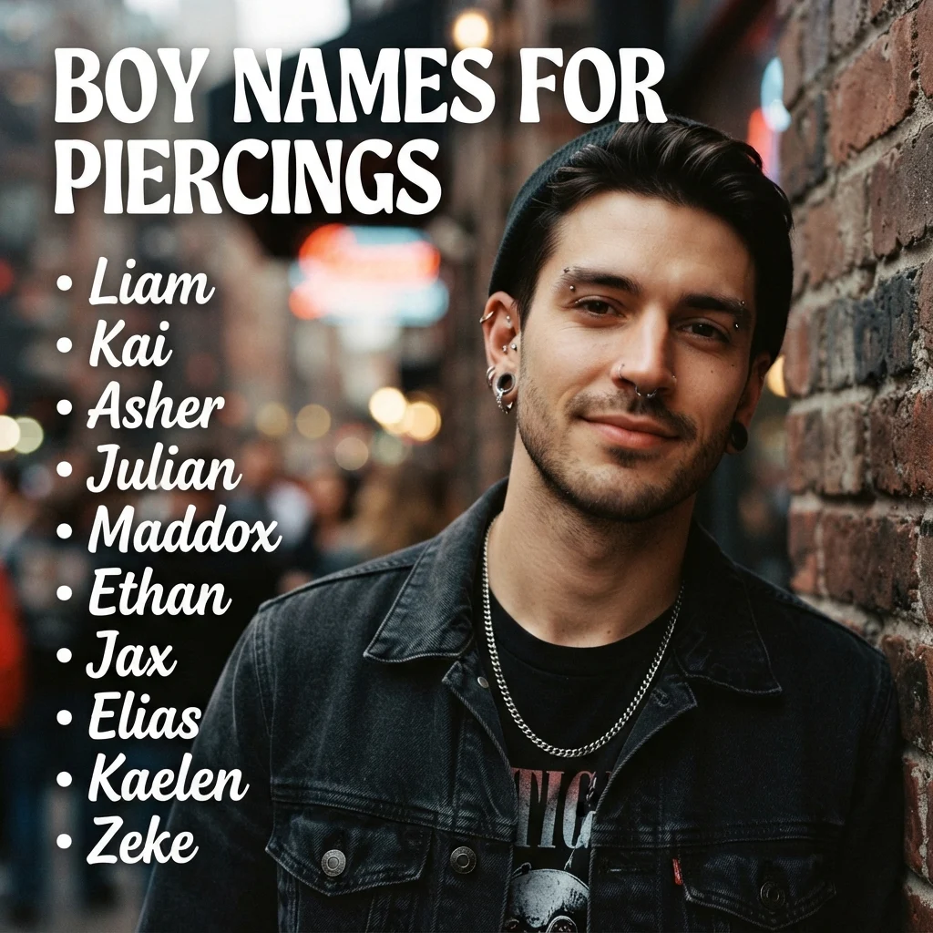 Boy Names for Piercings