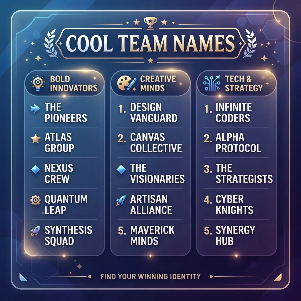 Cool Team Names