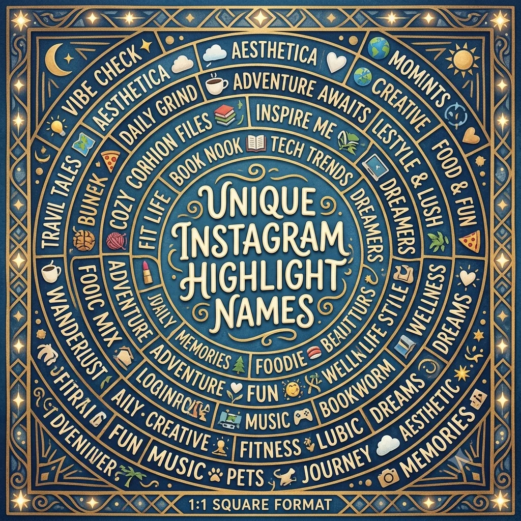 Unique Instagram Highlight Names
