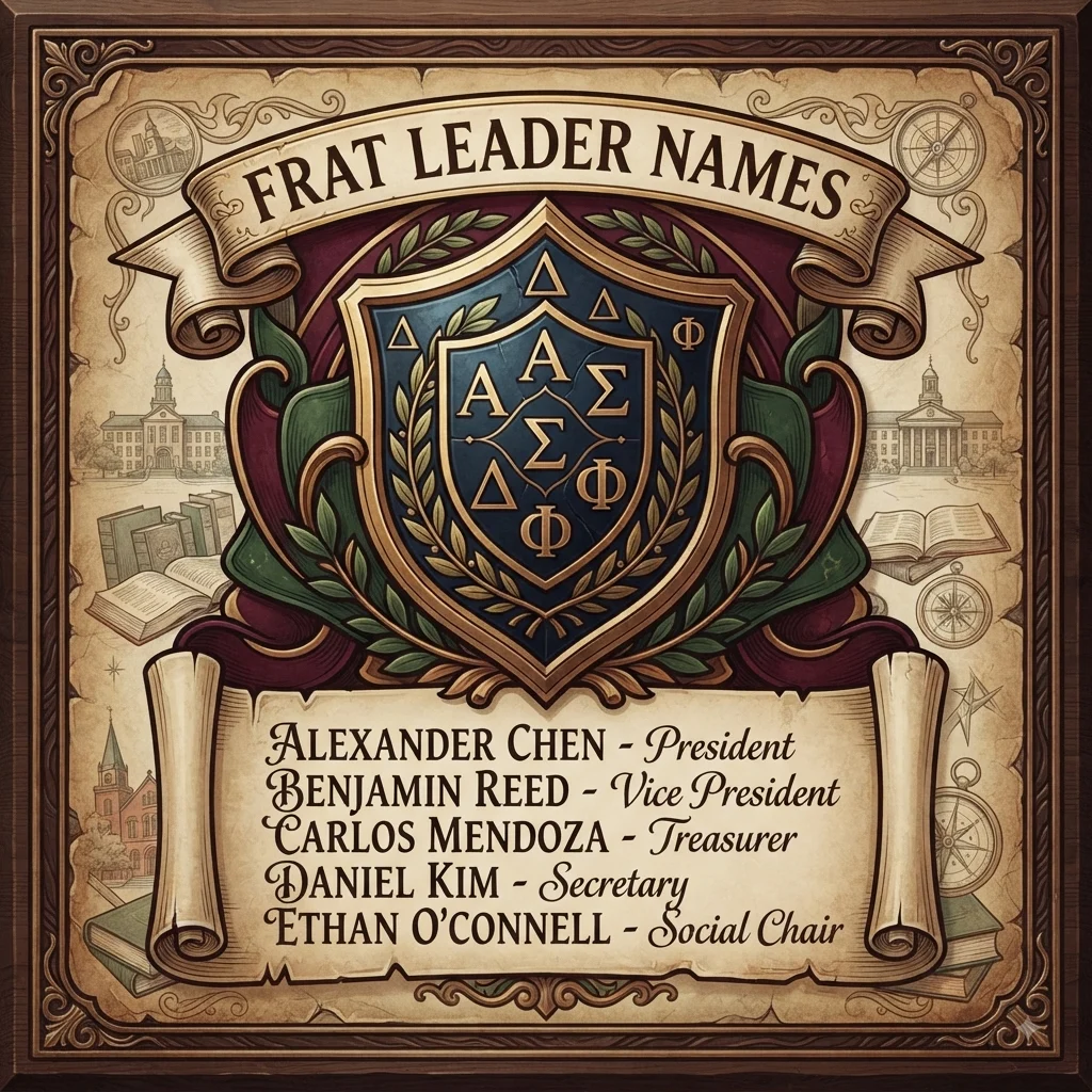 Frat Leader Names