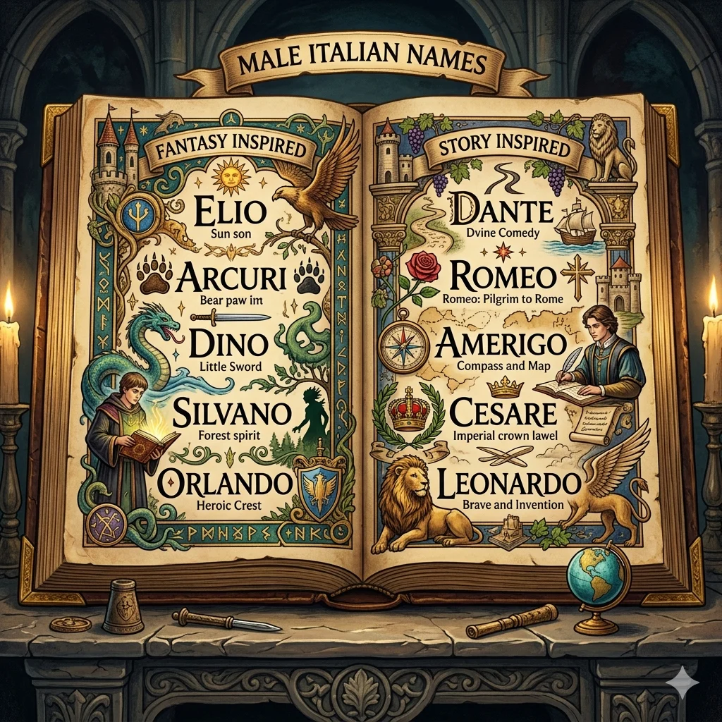 Fantasy and Story-Inspired Male Italian Names