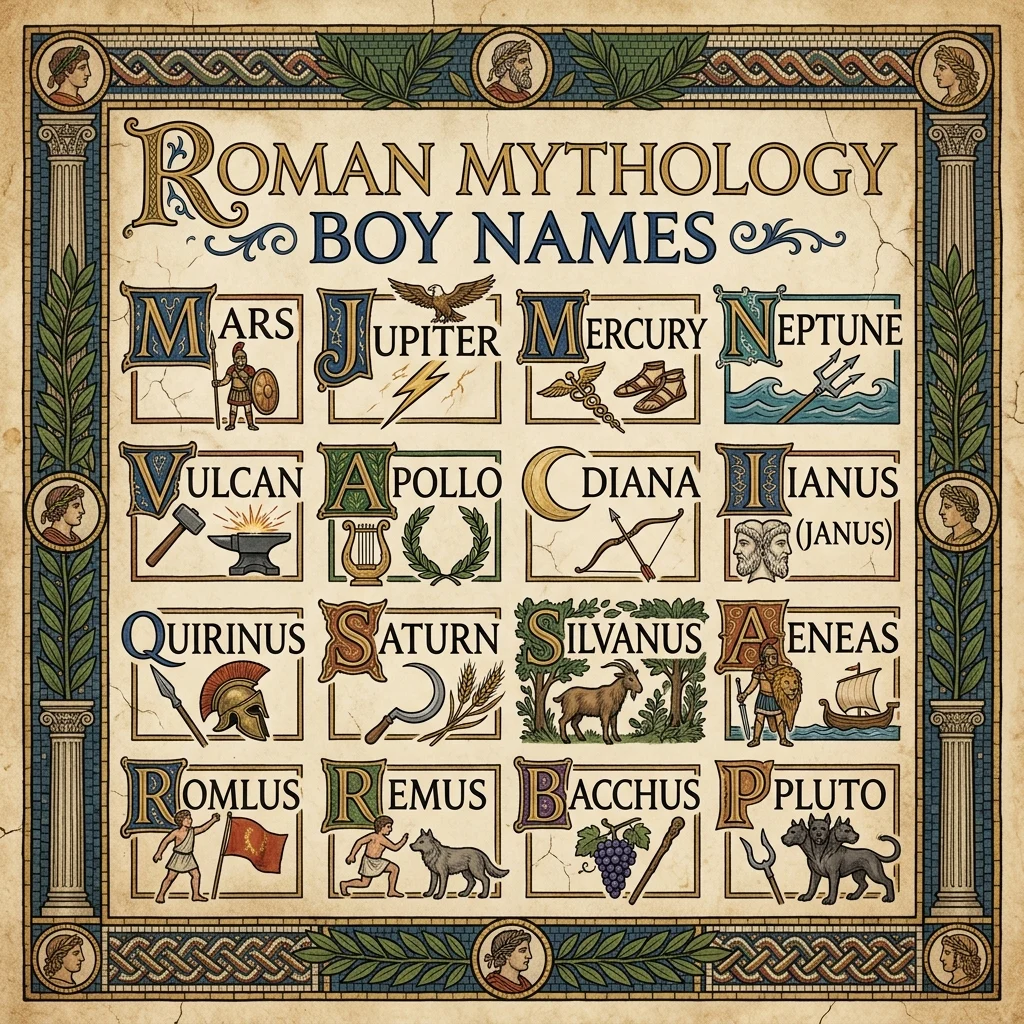 Roman Mythology Boy Names