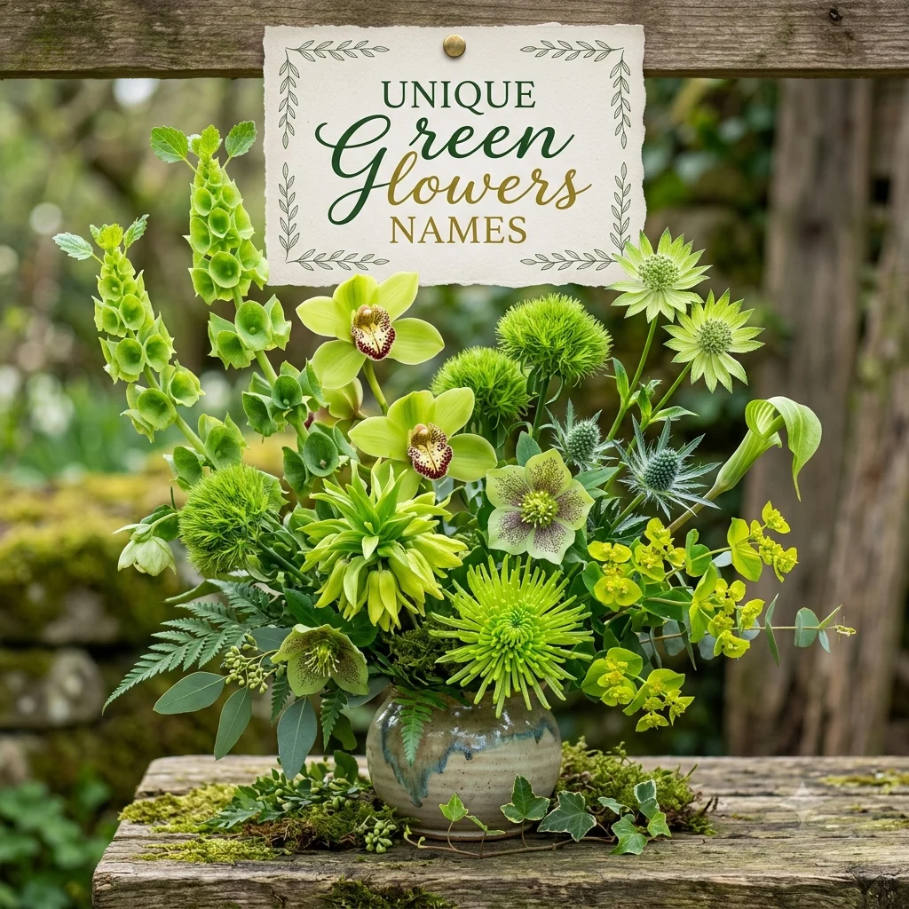 Unique Green Flowers Names