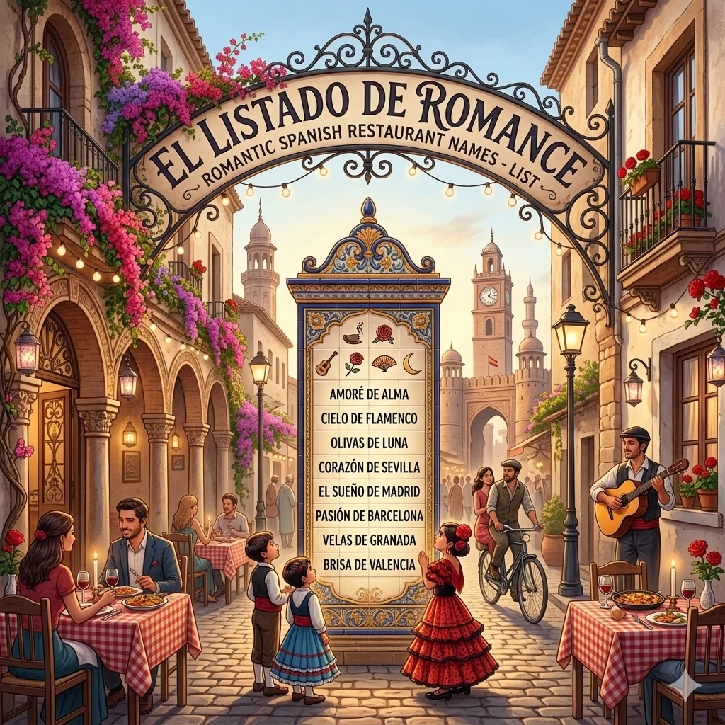 Romantic Spanish Restaurant Names