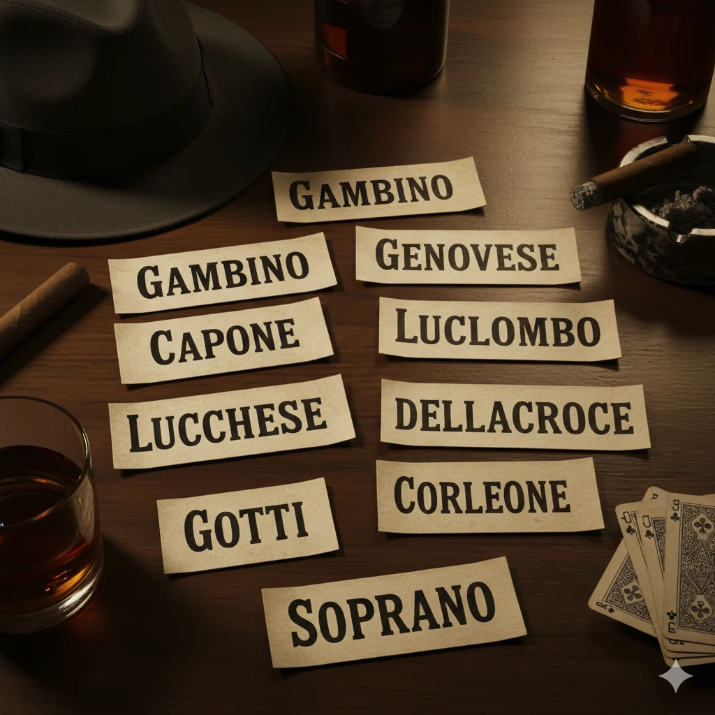 Classic Italian Mafia Last Names