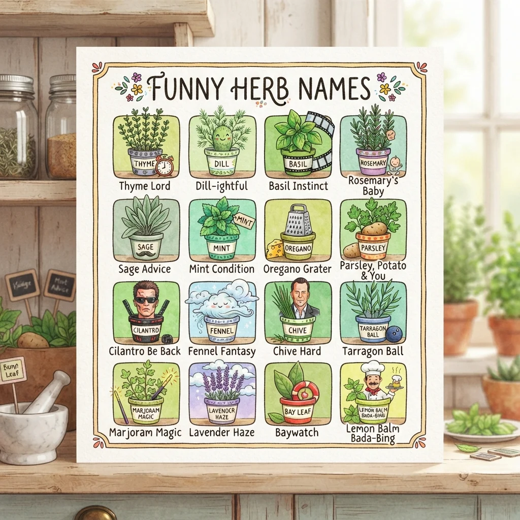 Funny Herb Names
