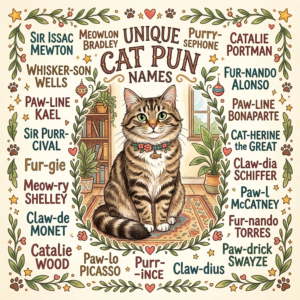 Unique Cat Pun Names
