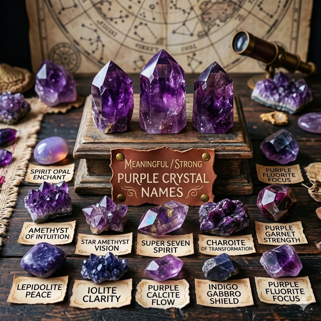 Meaningful / Strong Purple Crystal Names