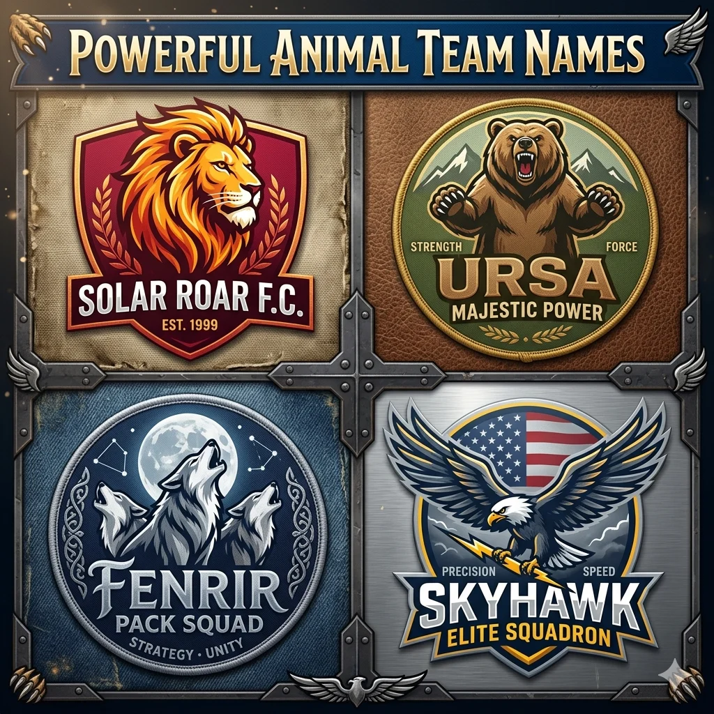 Powerful Animal Team Names