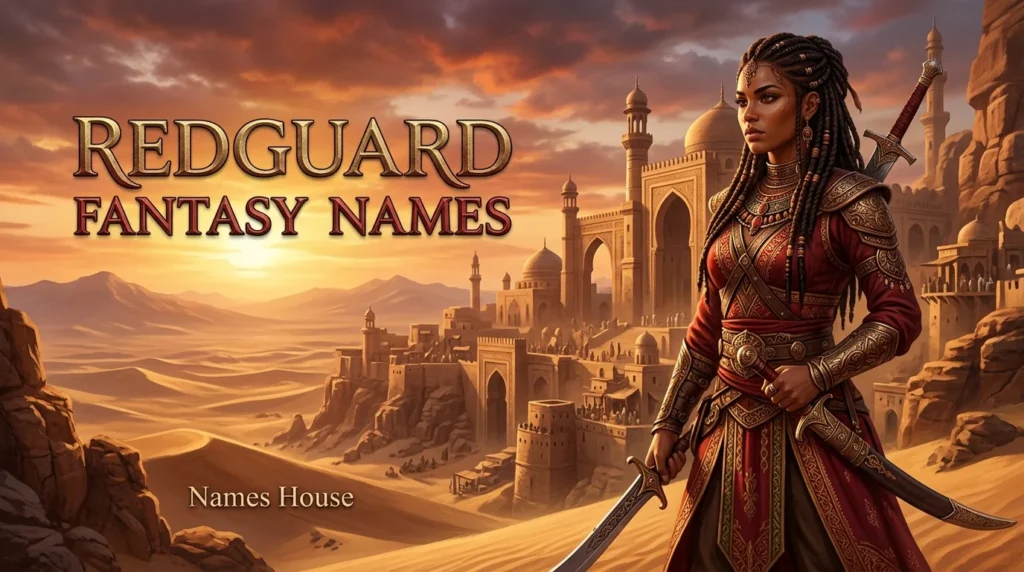 Redguard Fantasy Names