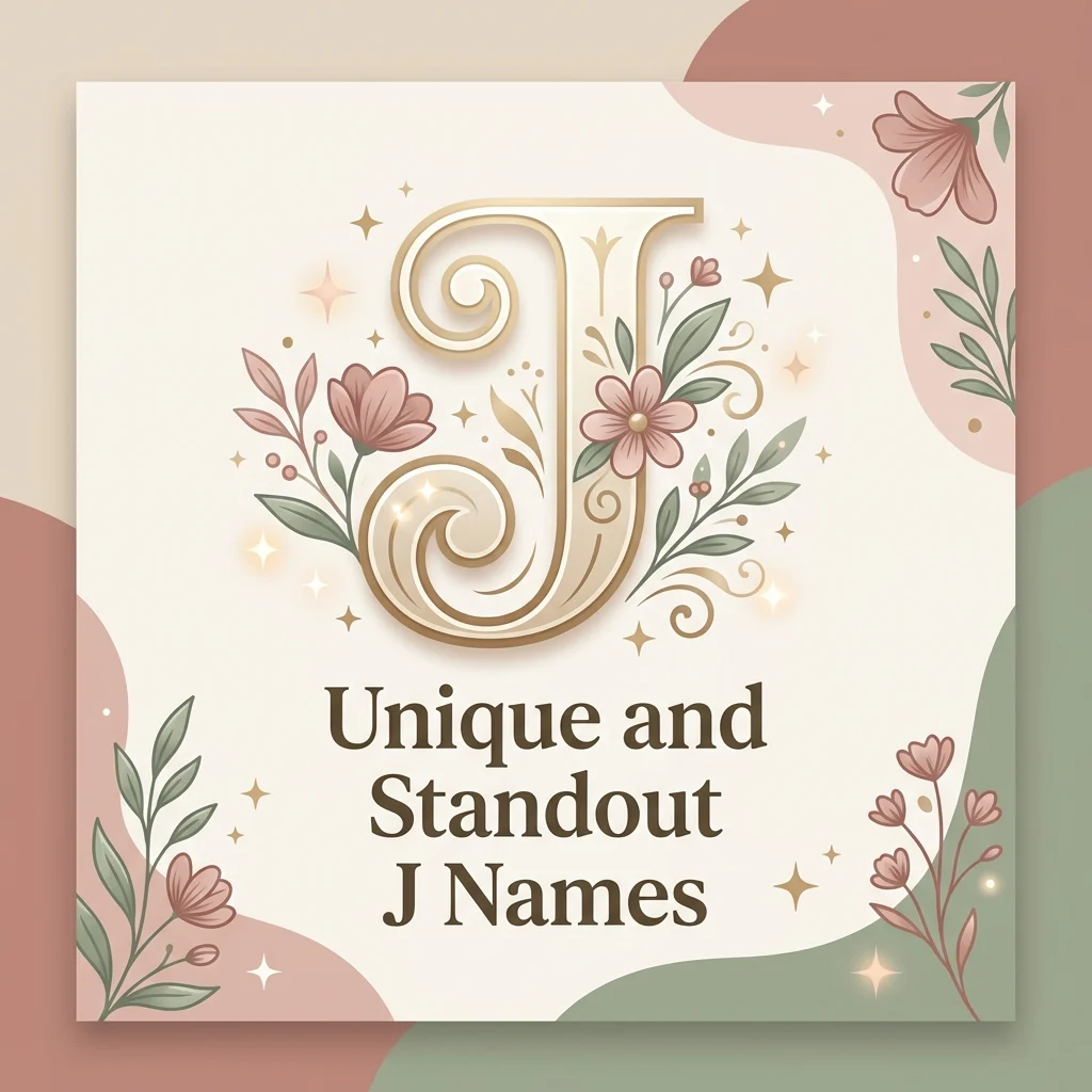 Unique and Standout "J" Names