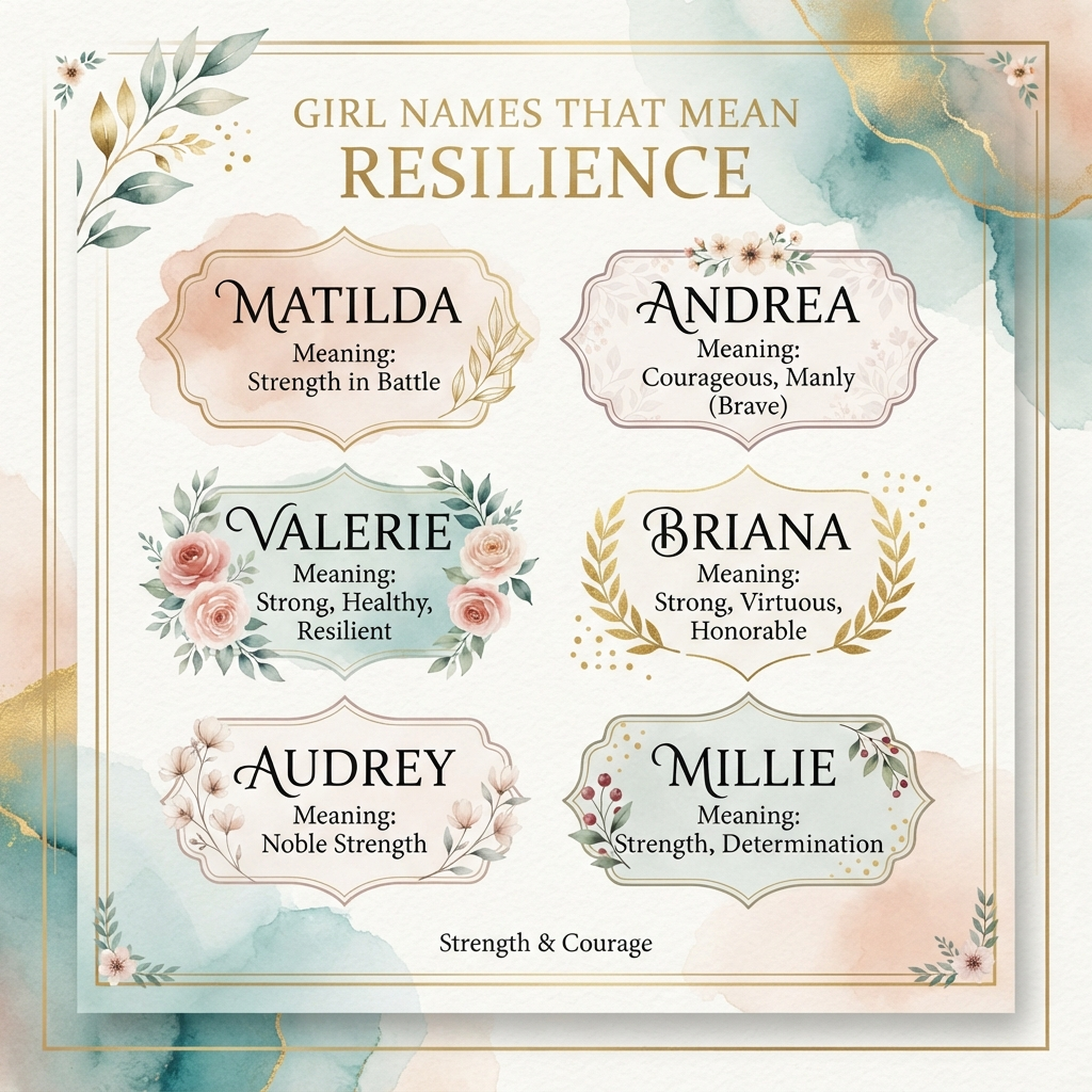 Girl Names That Mean Resilience