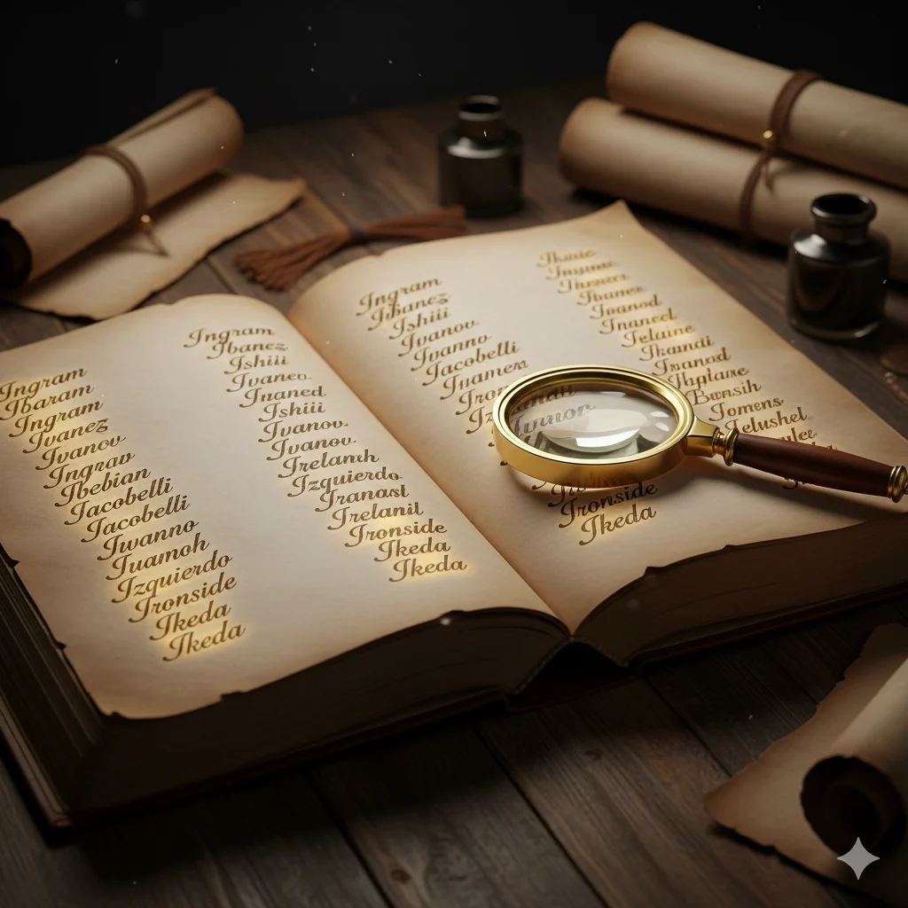 last names that start with i