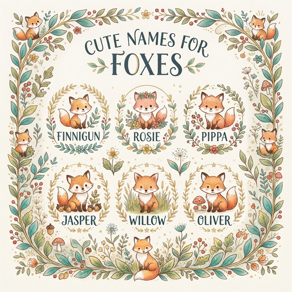 Cute Names for Foxes