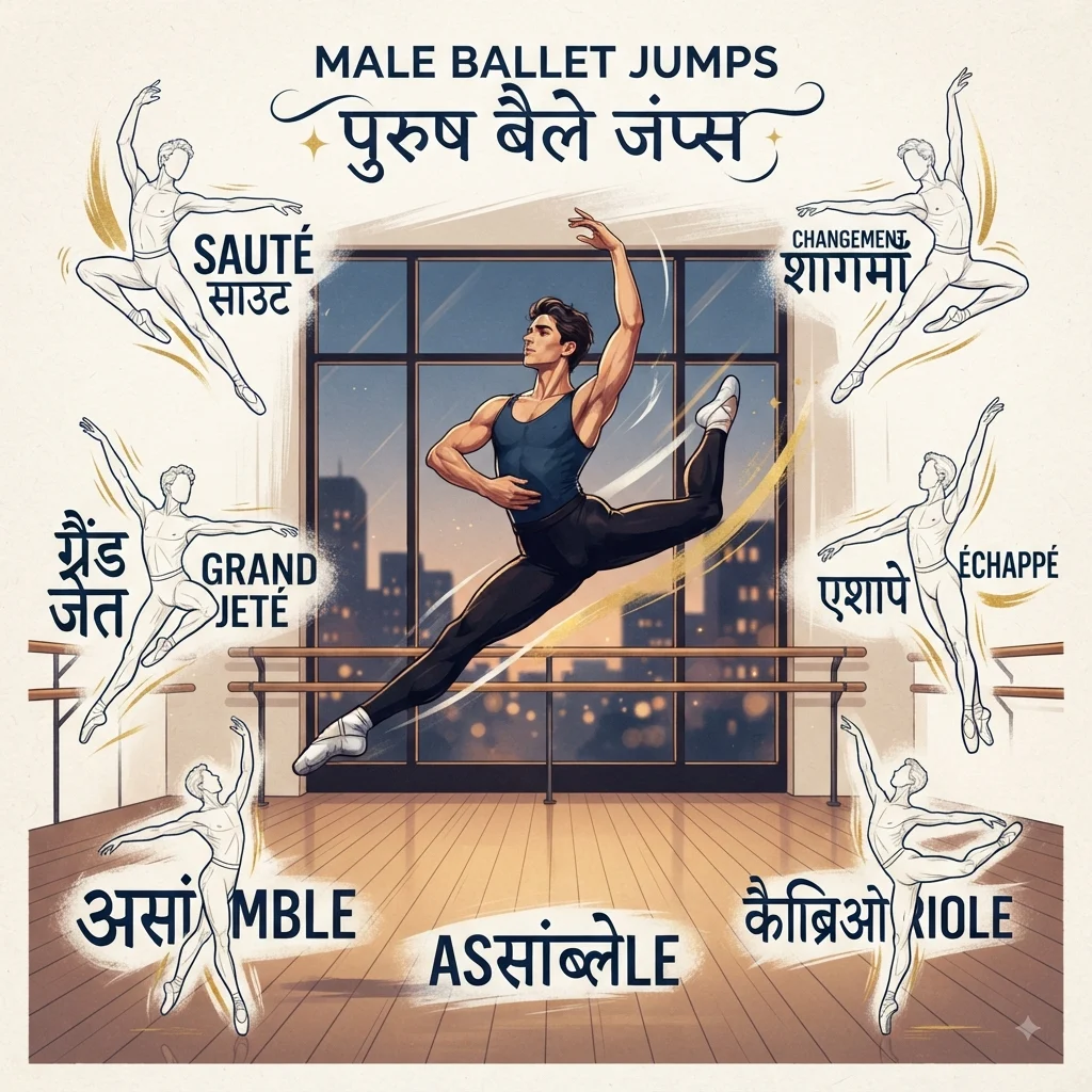 Male Ballet Jumps Names
