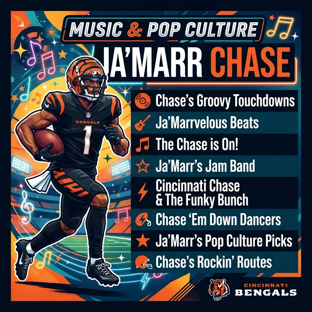 Music & Pop Culture Ja'Marr Chase Team Names