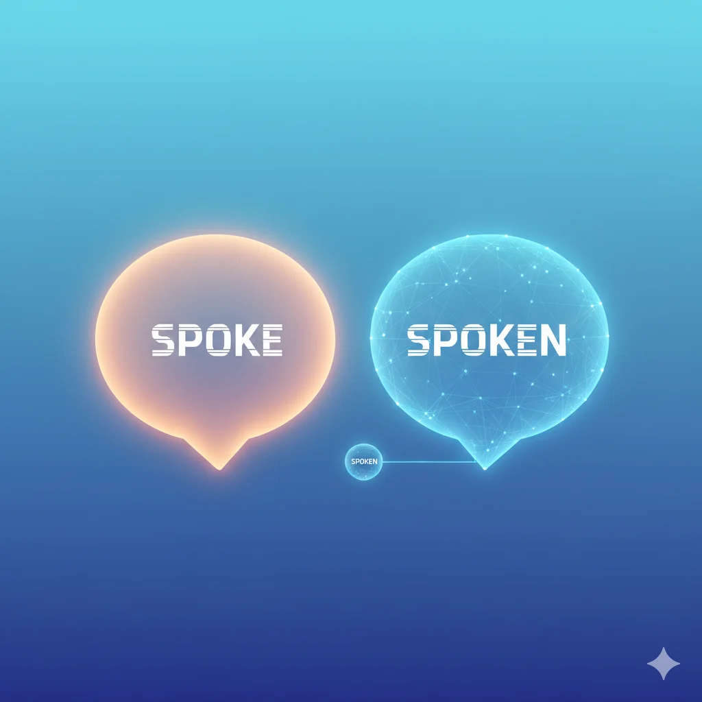 spoke / spoken
