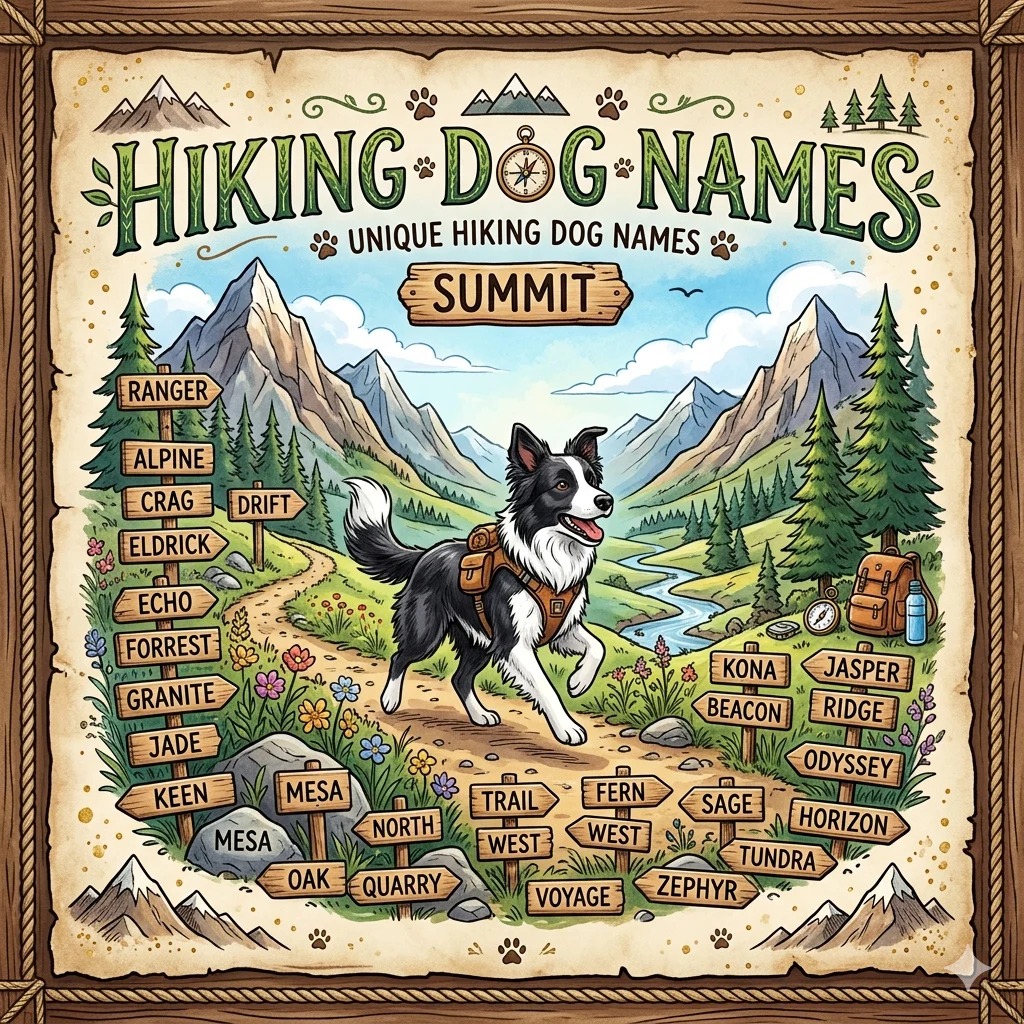 Hiking Dog Names