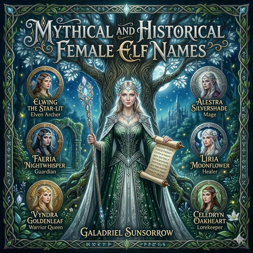 female wood elf names