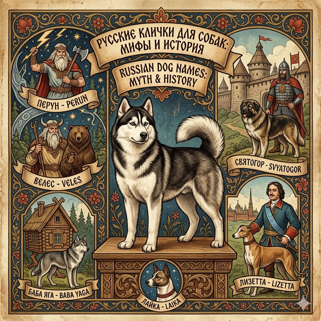 Russian Dog Names from Myth & History