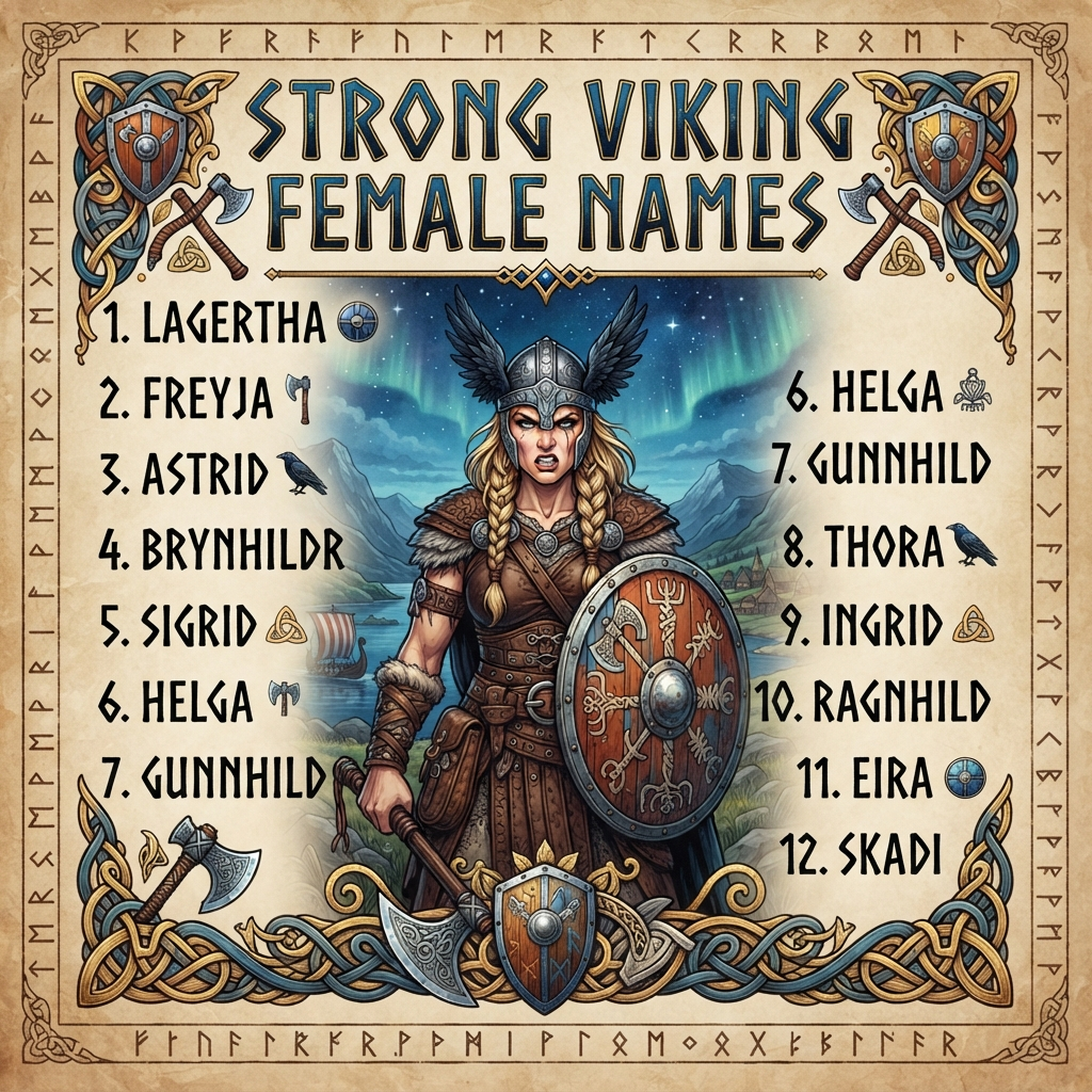 Strong Viking Female Names