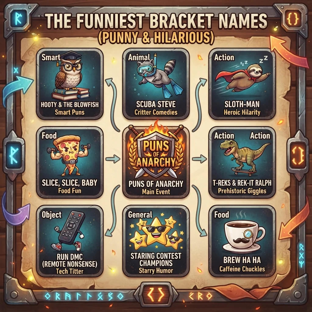 The Funniest Bracket Names (Punny & Hilarious)