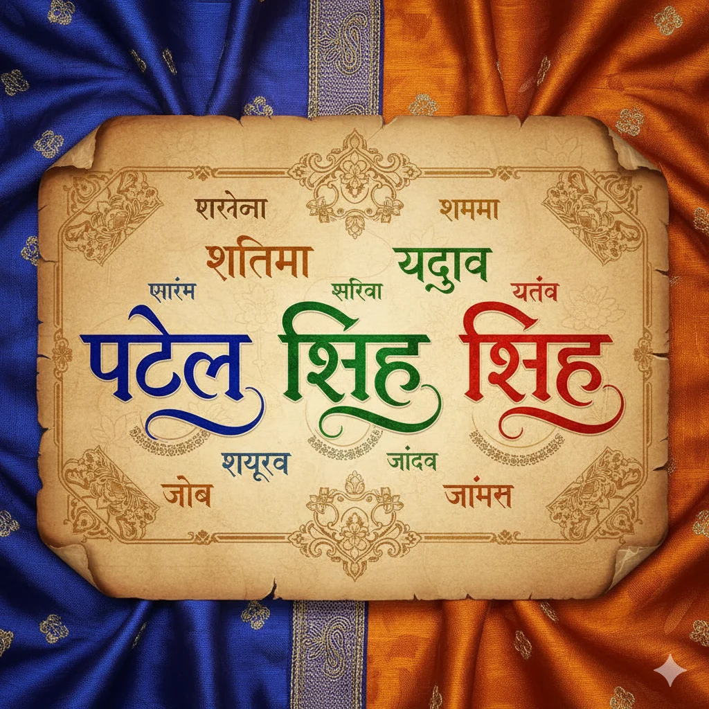 most common indian last names