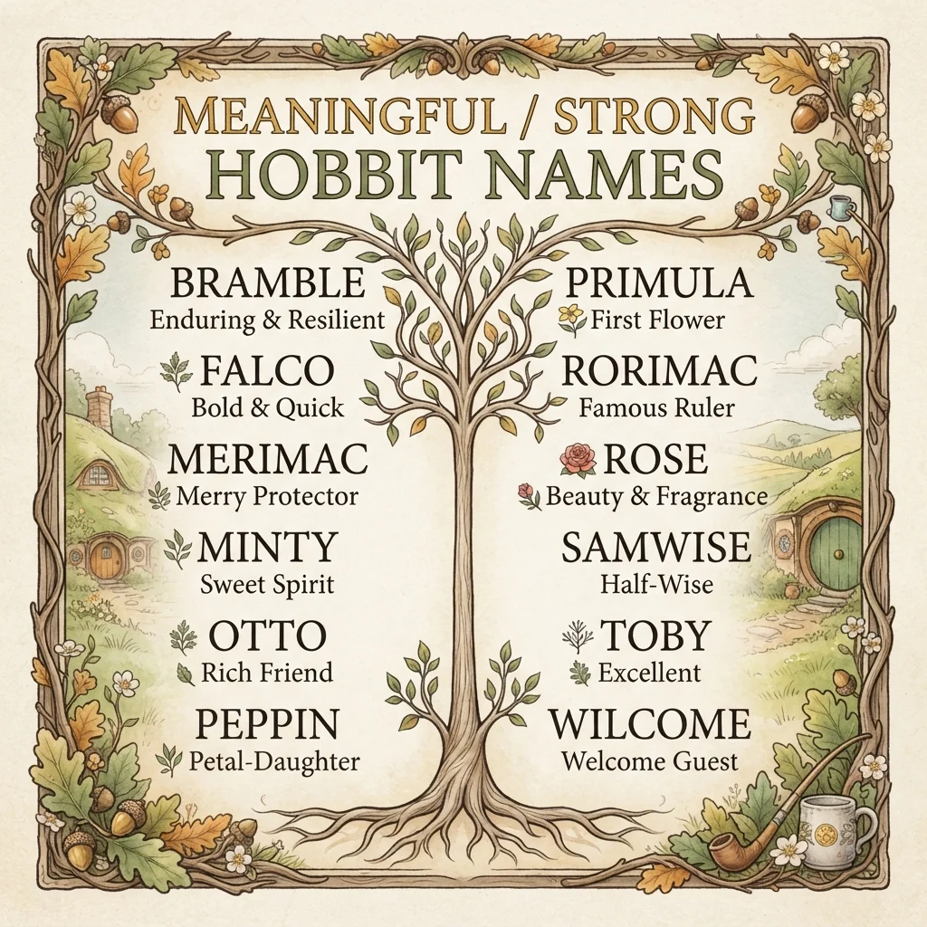 Meaningful / Strong Hobbit Names