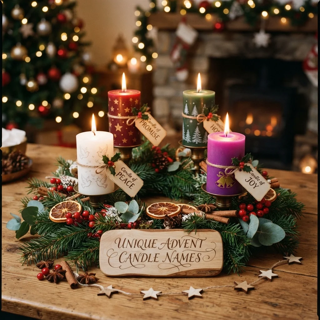 Unique Advent Candle Names